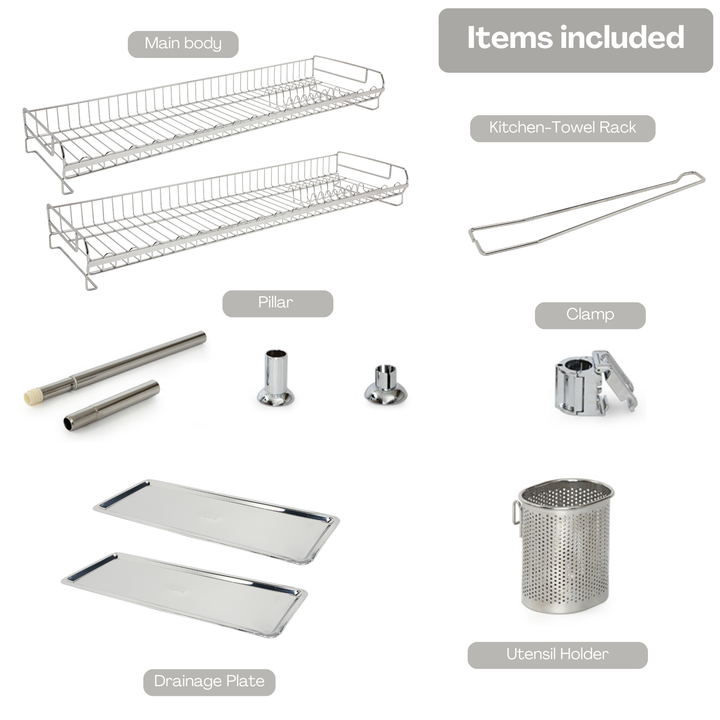 Modular Pillar Dish Rack