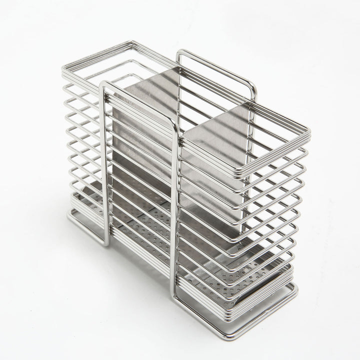 Stand-type Rectangular Cutlery Container