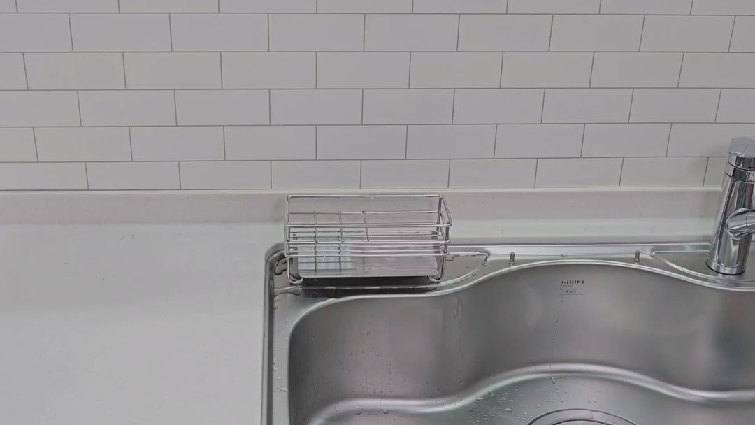 Scrubber &amp; Detergent Drain Shelf