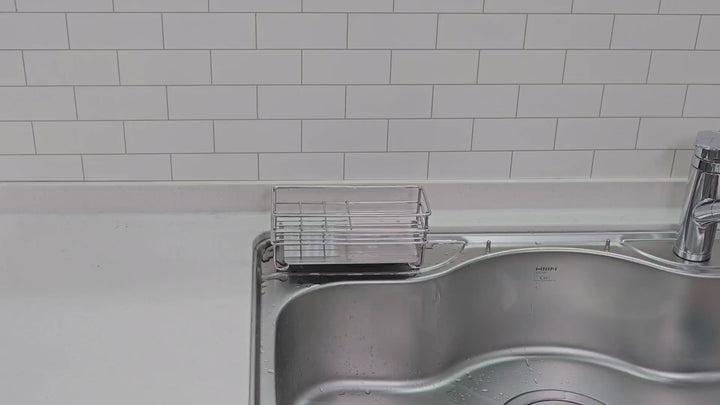 Scrubber &amp; Detergent Drain Shelf